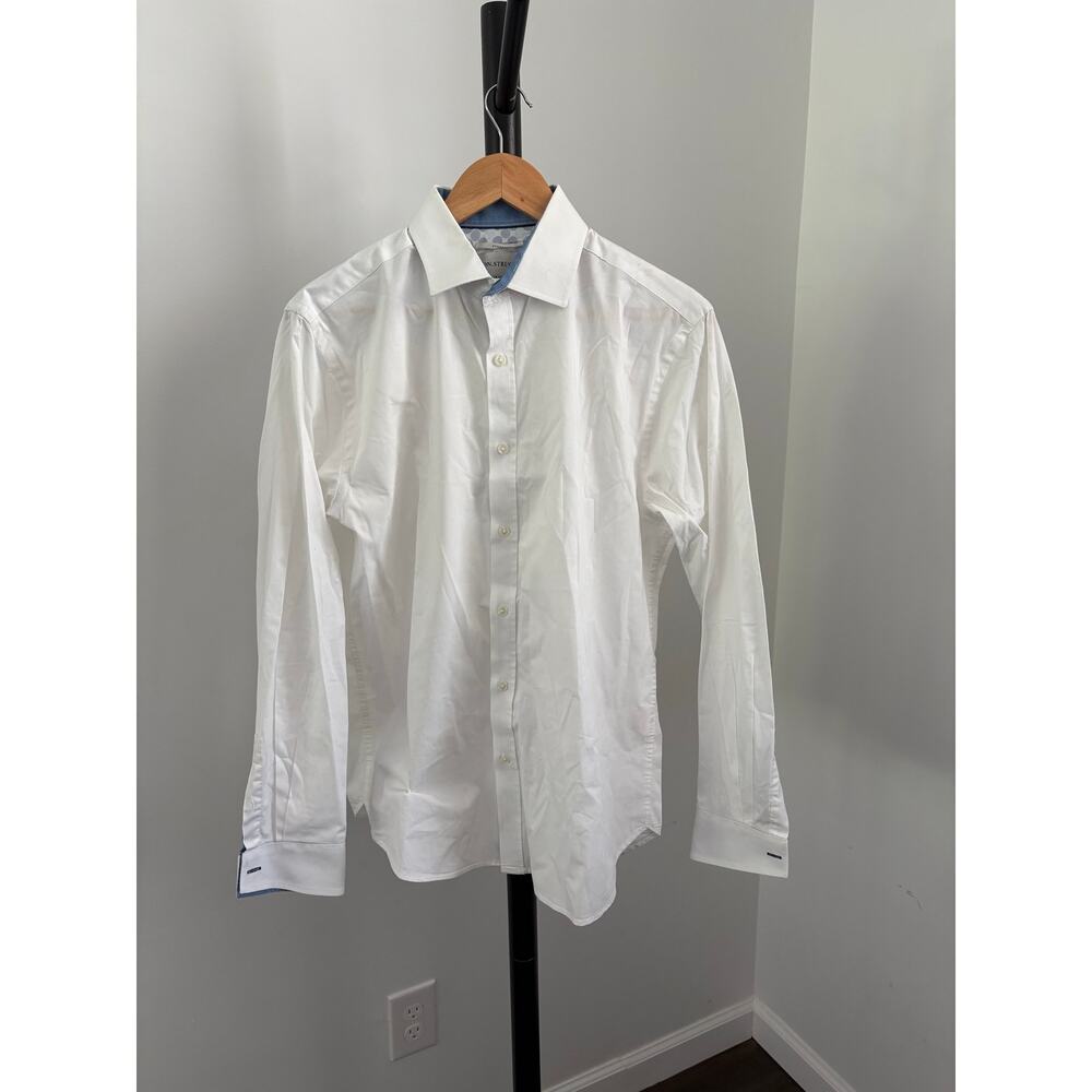 CON.STRUCT Slim Fit Performance Stretch Dress Shirt White